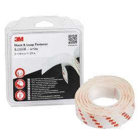 CINTA HOOK LOOP 3M 25MMX1,25M BLANCO