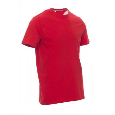 CAMISETA ALGODON CUELLO REDONDO VARIOS COLORES TALLA S-XXL COLOR ROPA COLOR ROJO TALLA L
