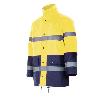 PARKA ALTA VISIBILIDAD BICOLOR MARINO/AMARILLO FLUOR TALLA S-XXL ALTA VISIBILID AMRILLO MARINO TALLA S