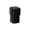 POMO ZAMAK BOXX 15X15 H25 ACABADO NEGRO MATE DIST. AGUJERO CUAD. 15X15 (CAJA 25)
