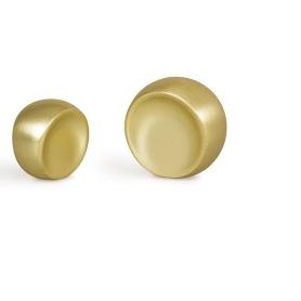 POMO ZAMAK BALL ACABADO LATON CEPILLAD DIST. AGUJERO DIAM.24