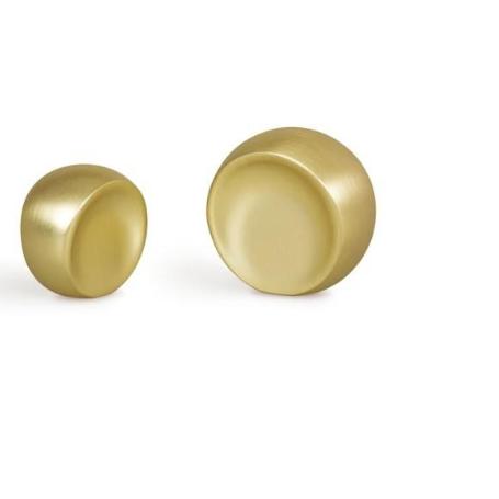 POMO ZAMAK BALL ACABADO LATON CEPILLAD DIST. AGUJERO DIAM.24