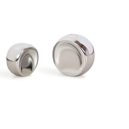 POMO ZAMAK BALL ACABADO CROMO BRILLO DIST. AGUJERO DIAM.24