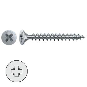 TORNILLO ROSCA MADERA CABEZA PLANA POZIDRIV SPAX WIROX A3J LARGO 35MM DIÁMETRO 3MM (CAJA 1000)