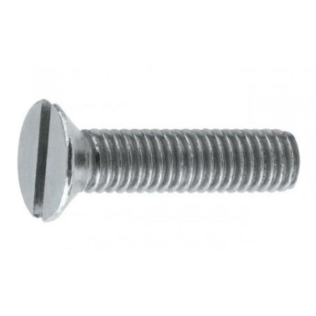 TORNILLO ROSCA METAL CABEZA PLANA DIN 965 ZINCADO METRICA M-6 LARGO 70MM