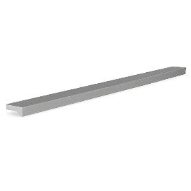 TIRADOR ALUMINIO MODELO ANGLE ACABADO GRIS METAL DIST. AGUJERO DIST. 256MM.