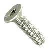 TORNILLO ROSCA METAL ALLEN DIN 7991 ACERO INOXIDABLE METRICA M-5 LARGO 20MM