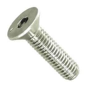 TORNILLO ROSCA METAL ALLEN DIN 7991 ACERO INOXIDABLE METRICA M-6 LARGO 25MM