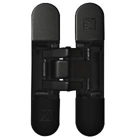 BISAGRA INVISIBLE PARA PUERTA. MODELO ATOMIKA SLIM K-8060 ACABADO NEGRO
