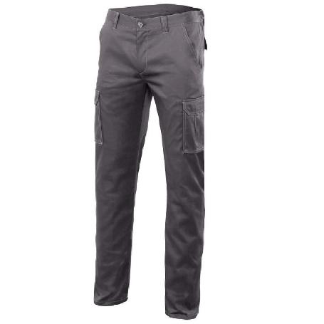 PANTALON MULTIBOLSILLO STRETCH VARIOS COLORES TALLA 36-60 COLOR ROPA GRIS CLARO TALLAJE TALLA 38