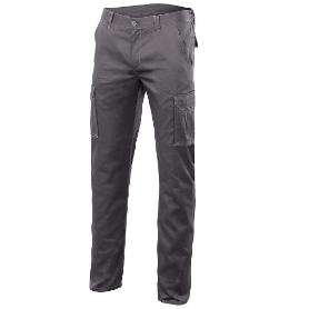PANTALON MULTIBOLSILLO STRETCH VARIOS COLORES TALLA 36-60 COLOR ROPA GRIS CLARO TALLAJE TALLA 46