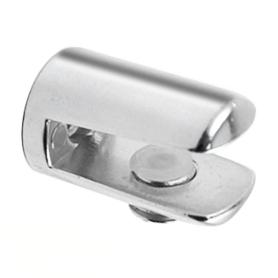 MANGO. SOPORTE CRISTAL CILÍNDRICO. ELEGIR ACABADO. ACABADO CROMO ESPESOR 6 (CAJA 2)