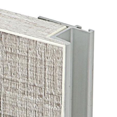 PERFIL TIRADOR ALUMINIO CALAS 30B 2,60 EFECTO INOX (CAJA 6)