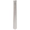 COLUMNA H1070 Ø75 INOXIDABLE MATE PARA BASE PLANA