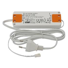 TRANSFORMADOR 12W LEDS 12V DC 130X46X14 IP20. CLASS 2.