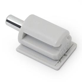 SOPORTE ESTANTE EMBUTIR CEIKO PIVOTE Ø3-Ø5 ACABADO BLANCO, GRIS, ANTRACITA ACABADO GRIS PIVOTE Ø5