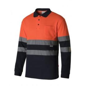 POLO ALTA VISIBILIDAD BICOLOR 55% ALGODON VARIOS COLORES TALLA S-XXL ALTA VISIBILID NRNJA NARINO TALLA L
