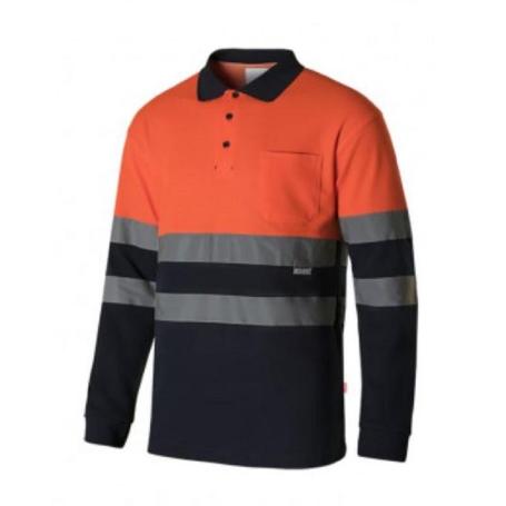 POLO ALTA VISIBILIDAD BICOLOR 55% ALGODON VARIOS COLORES TALLA S-XXL ALTA VISIBILID NRNJA NARINO TALLA XXL