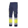 PANTALON ALTA VISIBILDAD  BICOLOR 100%ALGODON VARIOS COLORES TALLA S-XXL ALTA VISIBILID AMRILLO MARINO TALLA M