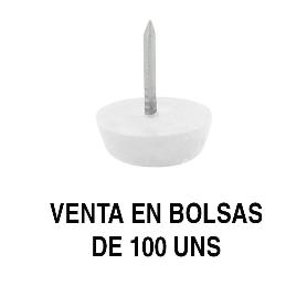 OTTO DESLIZANTE-QUITARRUIDO Ø15 Ø17 Y Ø20 (BOLSA DE 100) ACABADO BLANCO Ø DIÁMETRO Ø17