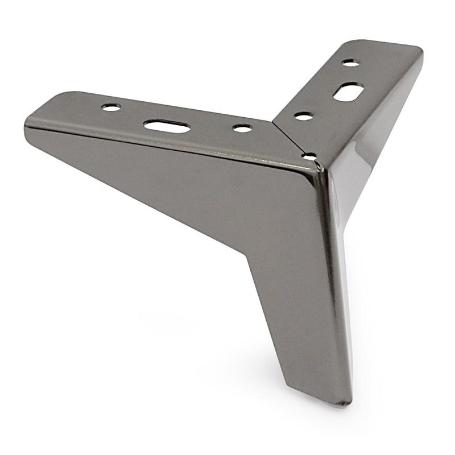 PATA METÁLICA TOGO ACABADO NÍQUEL OSCURO ALTURA (H) 100