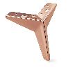 PATA METÁLICA TOGO ACABADO COBRE ALTURA (H) 135
