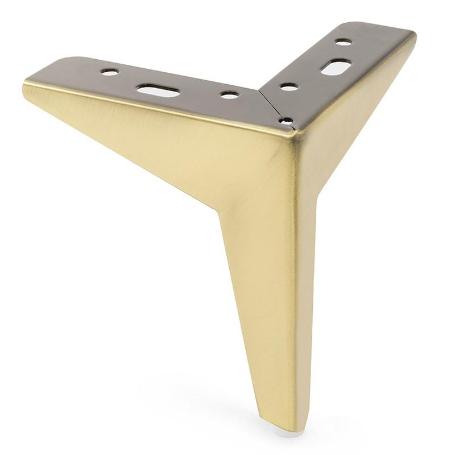 PATA METÁLICA TOGO ACABADO LATON CEPILLAD ALTURA (H) 135