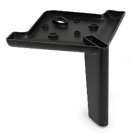 PATA METÁLICA MODELO LINE ACABADO NEGRO MATE ALTURA (H) 120