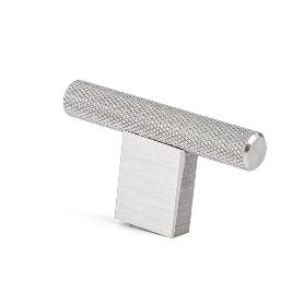 POMO CON FORMA DE T. MODELO GRAF MINI DE VIEFE. MATERIAL ALUMINIO ACABADO EFECTO INOX