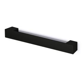 TITAN TIRADOR ZAMAK ACABADO GRIS RAL 9006, BLANCO MATE Y NEGRO MATE ACABADO NEGRO DISTANCIA 128