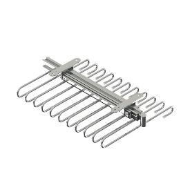 PANTALONERO 11 PERCHAS EXTRACCIÓN TOTAL ACABADO CROMO / GRAFITO ACABADO CROMO