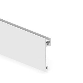 PERFIL METÁLICO QUBE PARA VIDRIO H59 ACABADO BLANCO (CAJA 2)