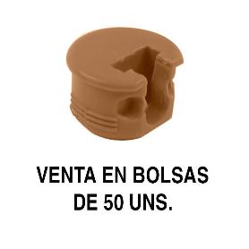 SOPORTE CAZOLETA LUNA (50 UNIDADES) ACABADO ROBLE