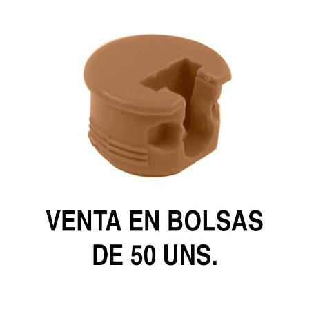 SOPORTE CAZOLETA LUNA (50 UNIDADES) ACABADO ROBLE