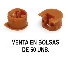 SOPORTE CAZOLETA LUNA (50 UNIDADES) ACABADO CEREZO