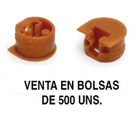 SOPORTE CAZOLETA LUNA (500 UNIDADES) ACABADO CEREZO (CAJA 10)