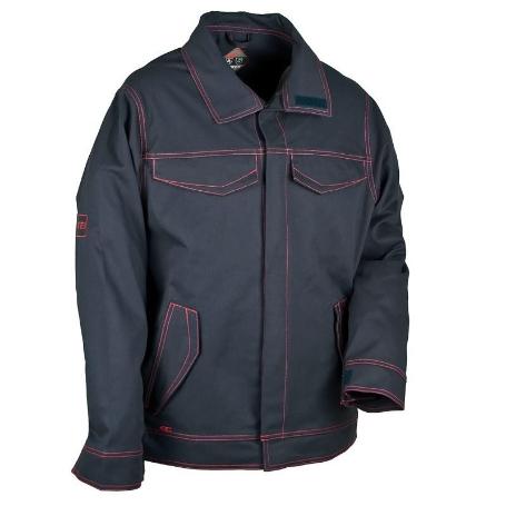 CHAQUETA SOLDADOR 100% ALGODON CON TRATATAMIENTO ANTILLAMA COFRA FLAMETEC TALLAS 52-60 TALLAJE TALLA 52