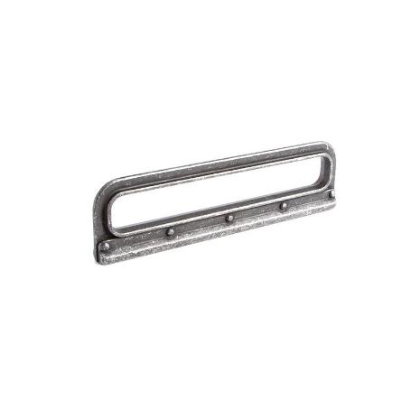 TIRADOR ZAMAK ASER ACABADO NEGRO VINTAGE DIST. AGUJERO DIST. 128MM.