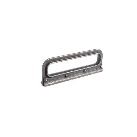 TIRADOR ZAMAK ASER ACABADO NEGRO VINTAGE DIST. AGUJERO DIST. 96MM.