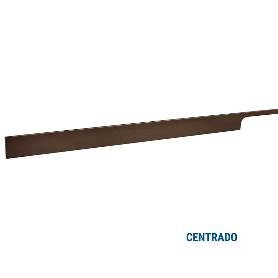 TIRADOR ALUMINIO PEAK ACABADO MARRON METALIZ DIST. AGUJERO DIST. 1760MM.