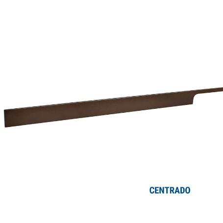 TIRADOR ALUMINIO PEAK ACABADO MARRON METALIZ DIST. AGUJERO DIST. 1760MM.