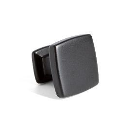 TIRADOR ZAMAK CHIKE ACABADO NEGRO MATE DIST. AGUJERO 1 AGUJERO