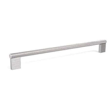 TIRADOR ALUMINIO GRAF MINI ACABADO EFECTO INOX DIST. AGUJERO DIST. 256MM.