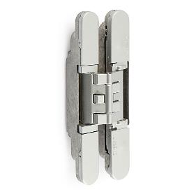 BISAGRA OCULTA K2460 PARA PUERTAS DE MADERA - ACABADOS NEGRO, ORO Y CROMO SATINADO ACABADO CROMO CEPILLAD