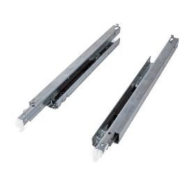 GUÍA SHELF PUSH/AMORTIGUADO EXTRACCIÓN TOTAL ACABADO ZINCADO TIPO CIERRE AMORTIGUADO MEDIDA SHELF 350MM