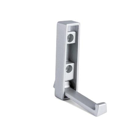 TIRADOR ZAMAK SOBREPONER MODELO LOPA ACABADO ALUMINIO TIPO INSTALADO SOBREPONER