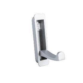 TIRADOR ZAMAK EMBUTIR MODELO LAPO ACABADO ALUMINIO TIPO INSTALADO EMBUTIR