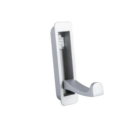 TIRADOR ZAMAK EMBUTIR MODELO LAPO ACABADO ALUMINIO TIPO INSTALADO EMBUTIR