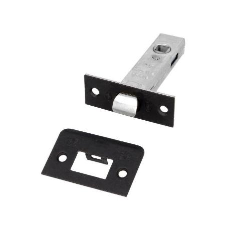 PICAPORTE TUBULAR DE CANTO RECTO Nº 12/45 MM NEGRO