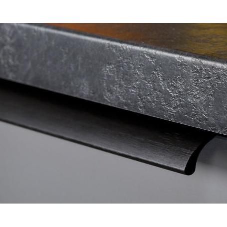 TIRADOR ALUMINIO ONA ACABADO NEGRO CEPILLAD DIST. AGUJERO DIST. 128MM.